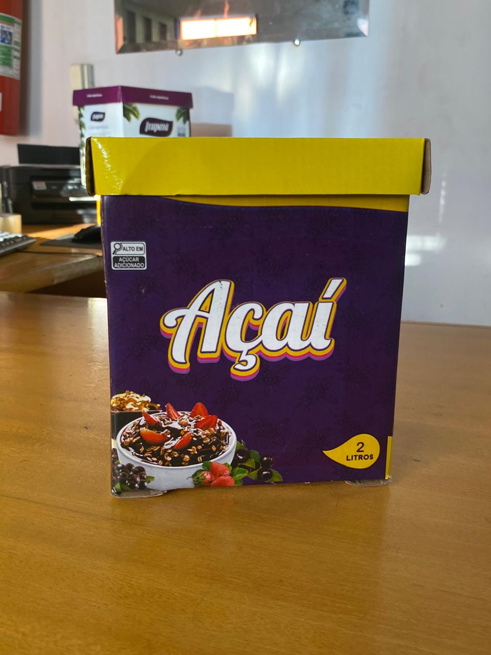 Caixa para açaí 10 litros