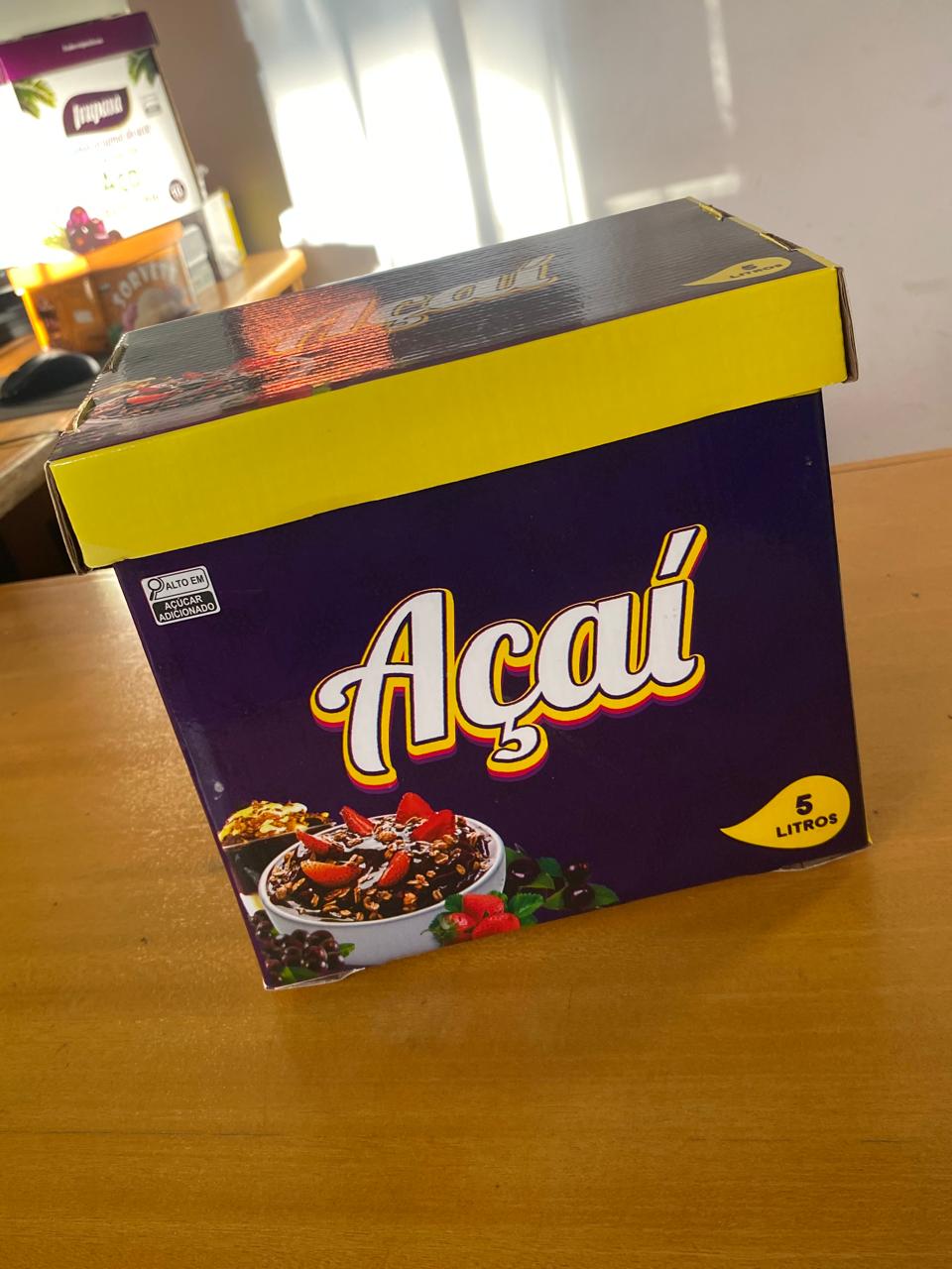 Caixa para açaí 2 litros