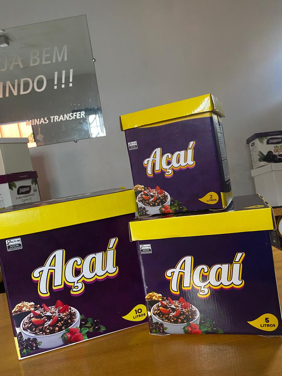 Caixa para açaí 5 litros